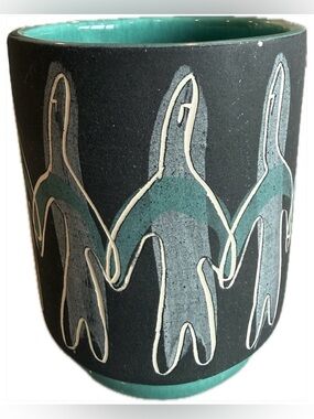 Vintage Signed Chalice Mid-Century California Pottery~Charles & Alice Smith~ MCM